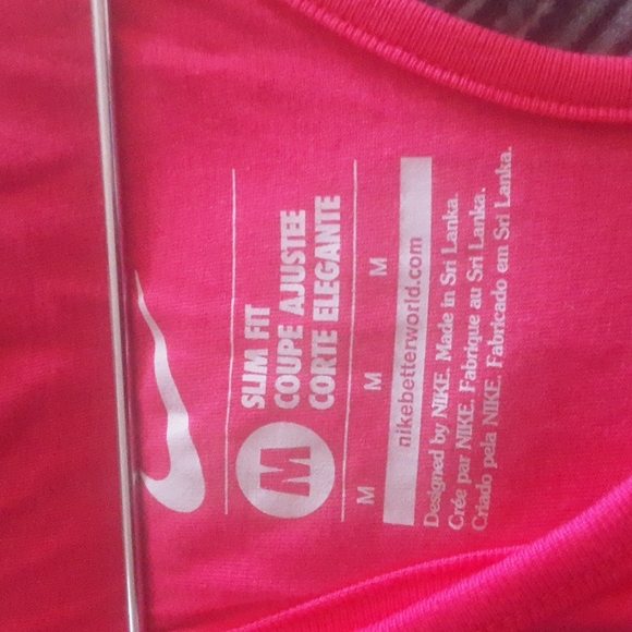 Nwot Nike Hot Pink Racer Back Tank Sz M - Picture 5 of 6